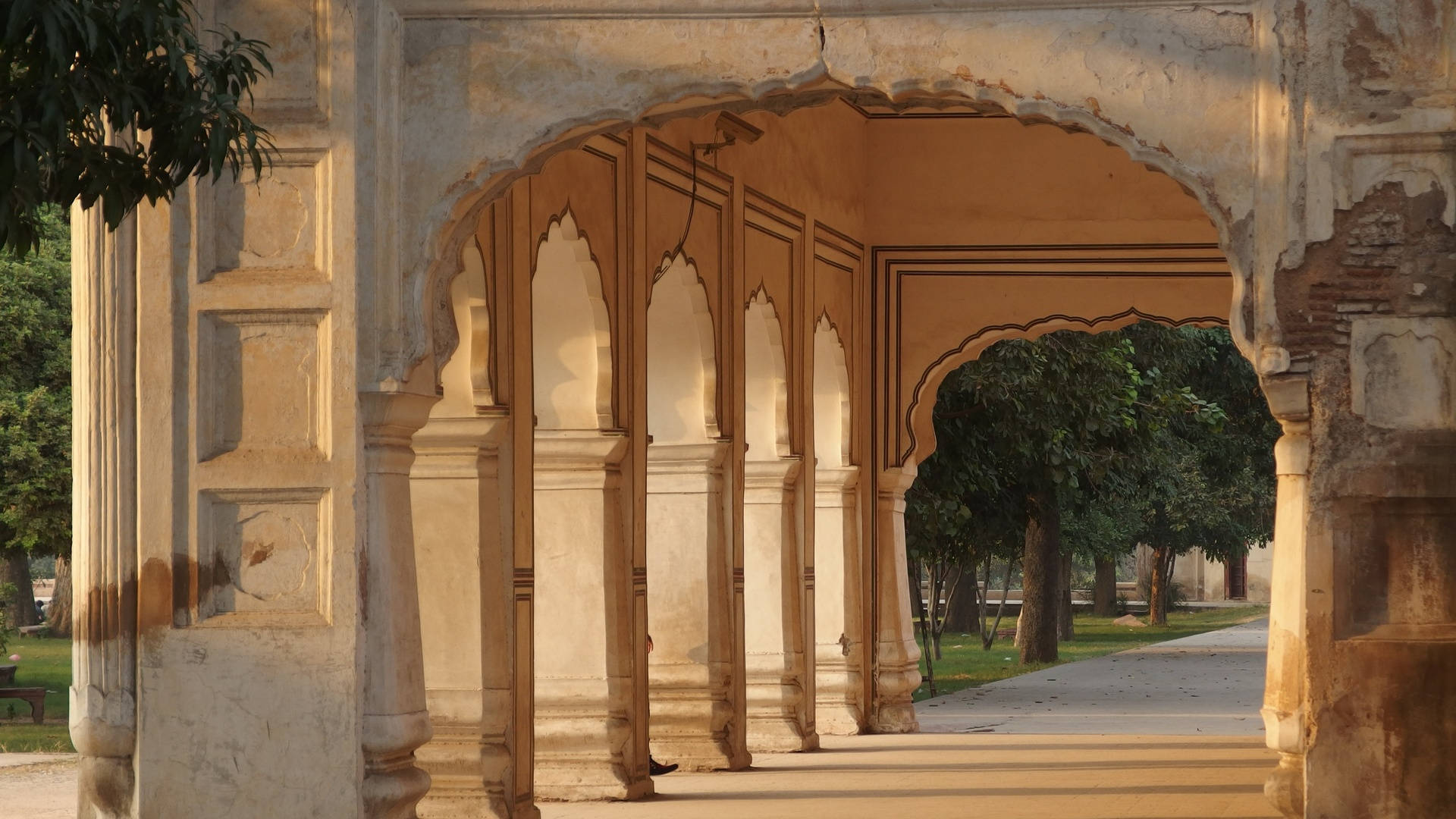 Lahore Shalimar Garden Archways