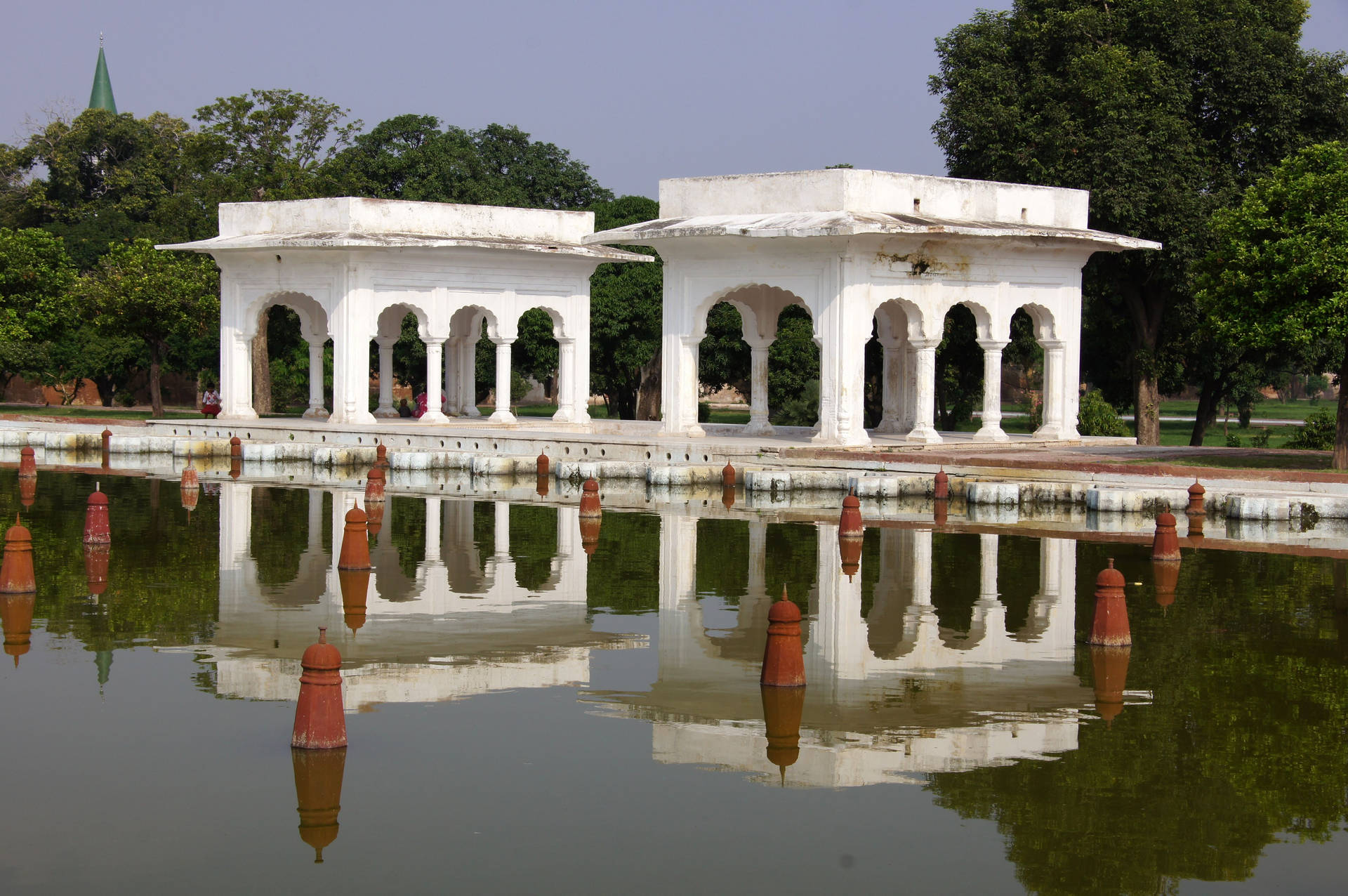 Lahore Shalimar Garden Shelter Background