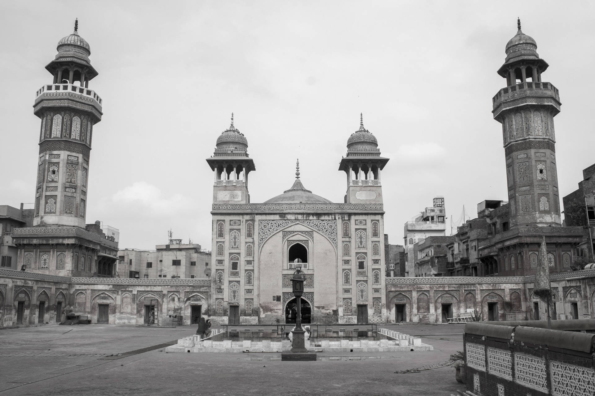 Lahore Wazir Khan Mosque Background