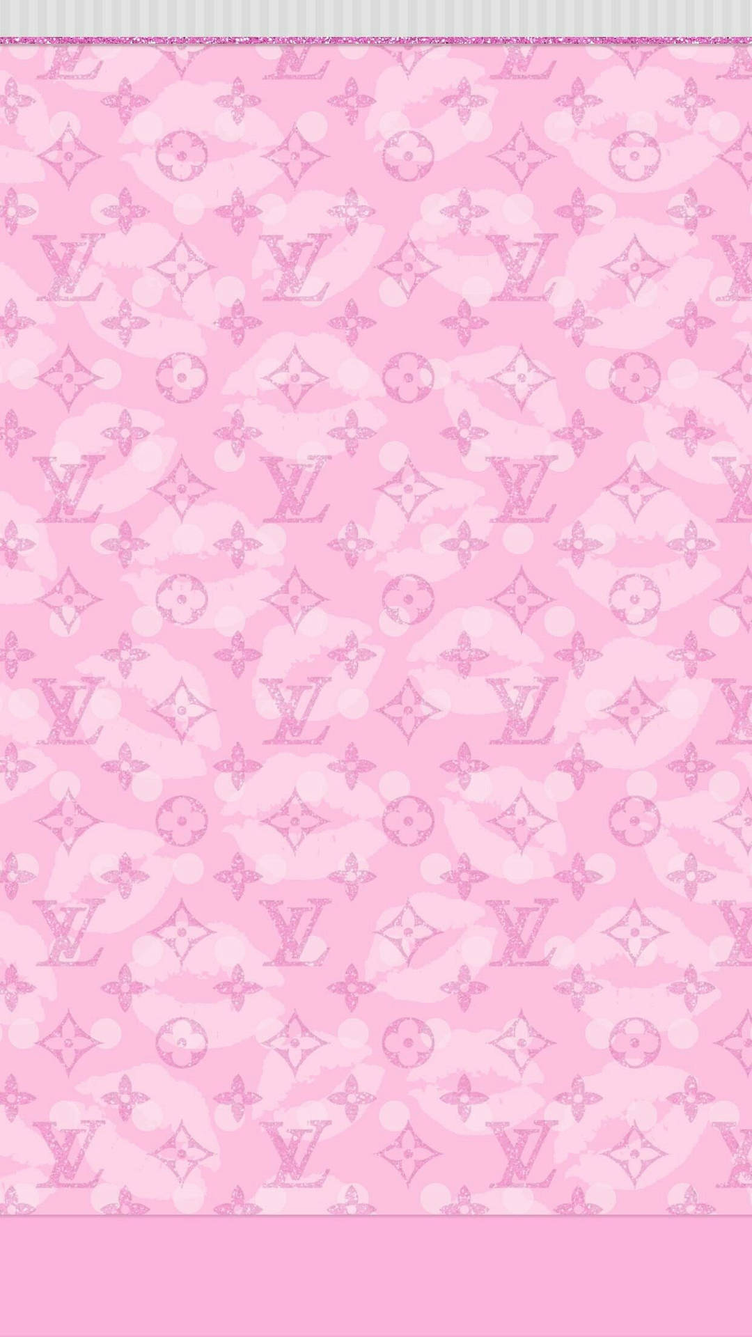 Laid-back Glamour In Pink - The Lv Monogram Pattern