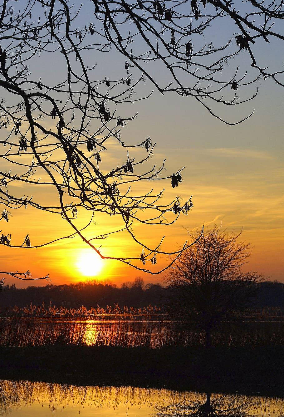 Lake Aesthetic Sunset