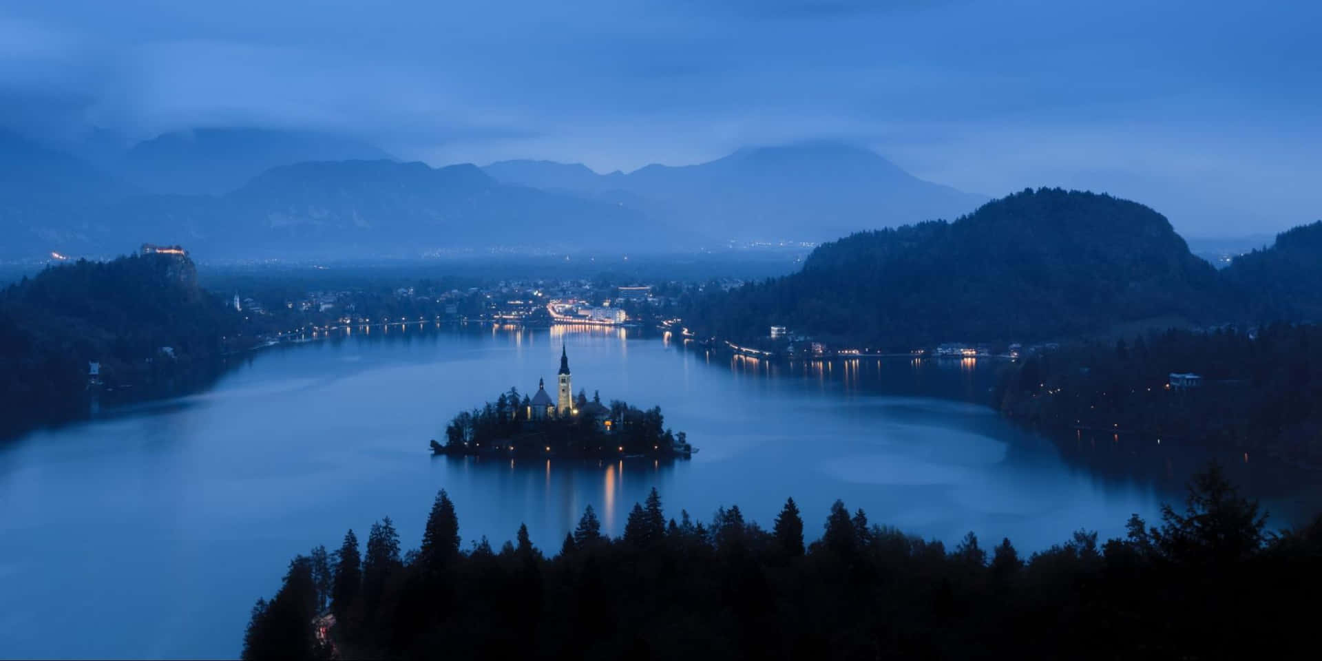 Lake Bled At Dawn