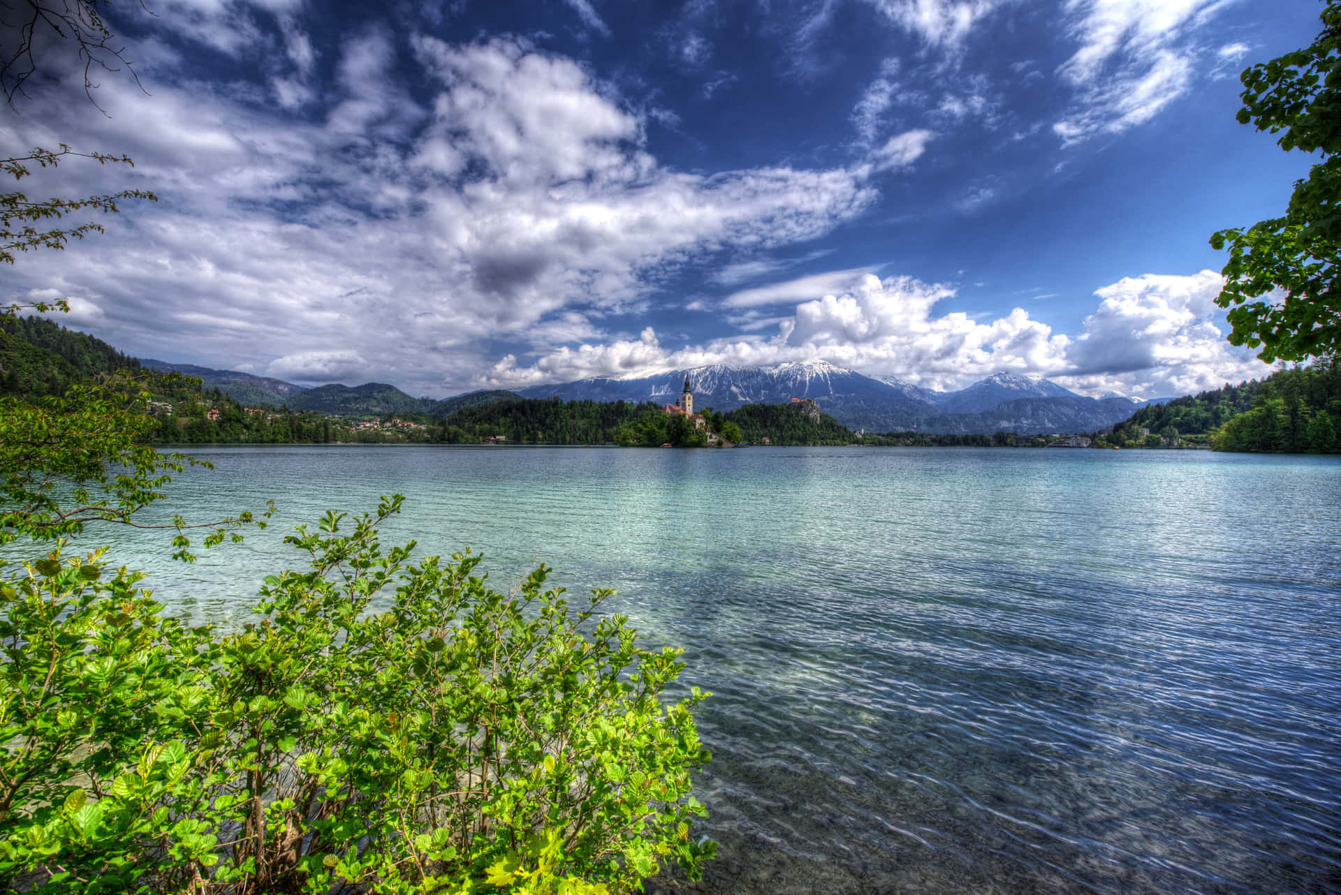 Lake Bled Viewed From The Far North