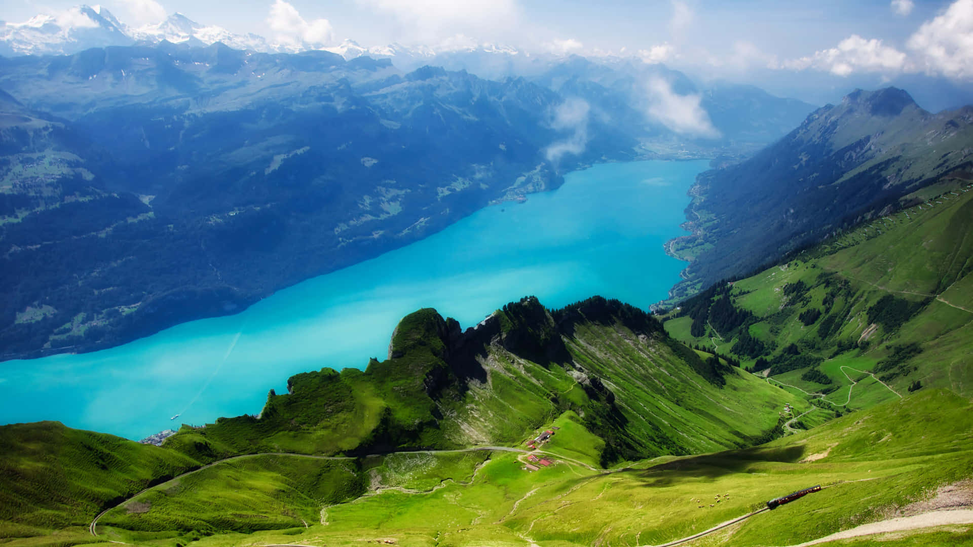 Lake Brienz 4k Ultra Hd Landscape Background