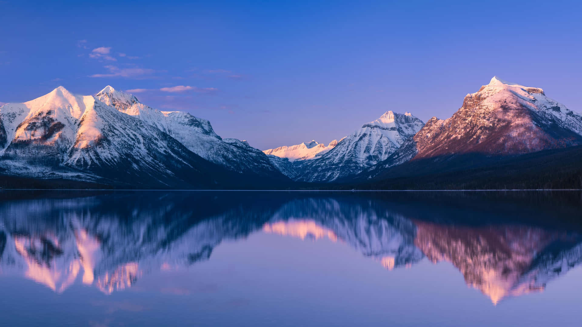Lake Mcdonald At Glacier National Park