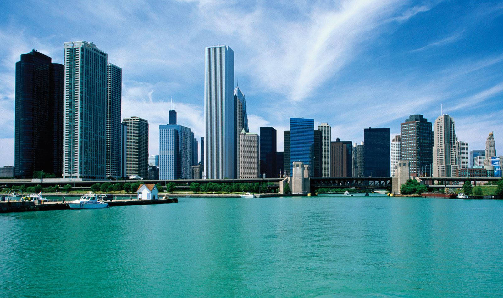 Lake Michigan That Reaches Chicago, Illinois