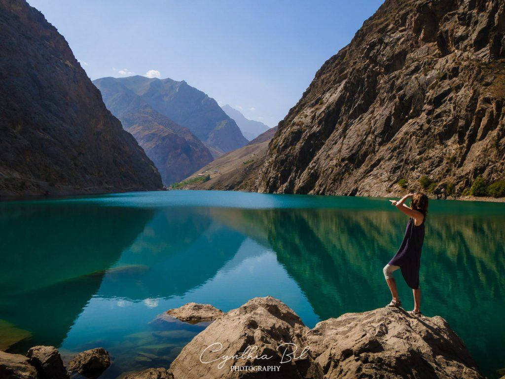 Lake Of Tajikistan Background