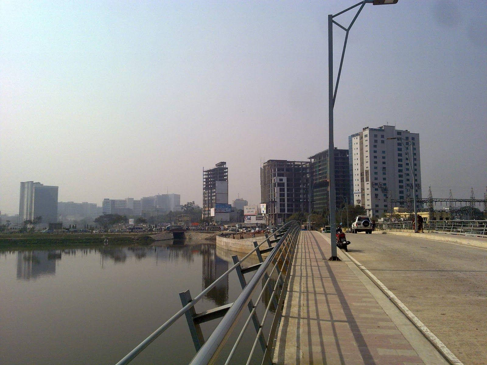 Lakefront Hatirjheel In Bangladesh Dhaka Background