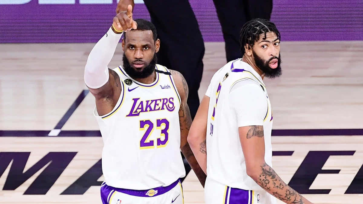 Lakers Dynamic Duo2020 Background