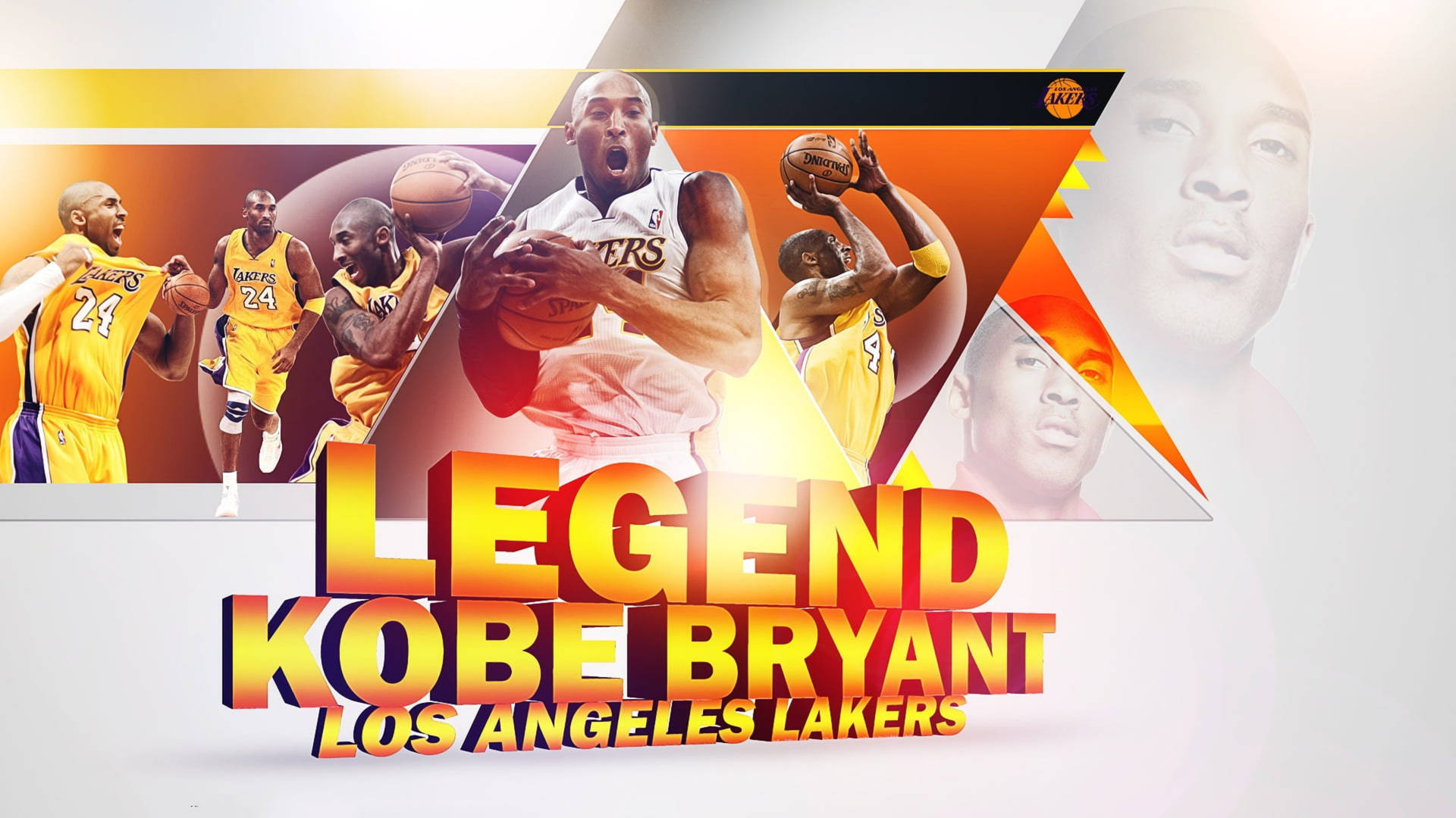 Lakers Hd Kobe Action Background