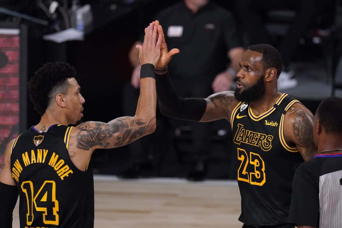 Lakers_ High_ Five_ Moment_2020 Background