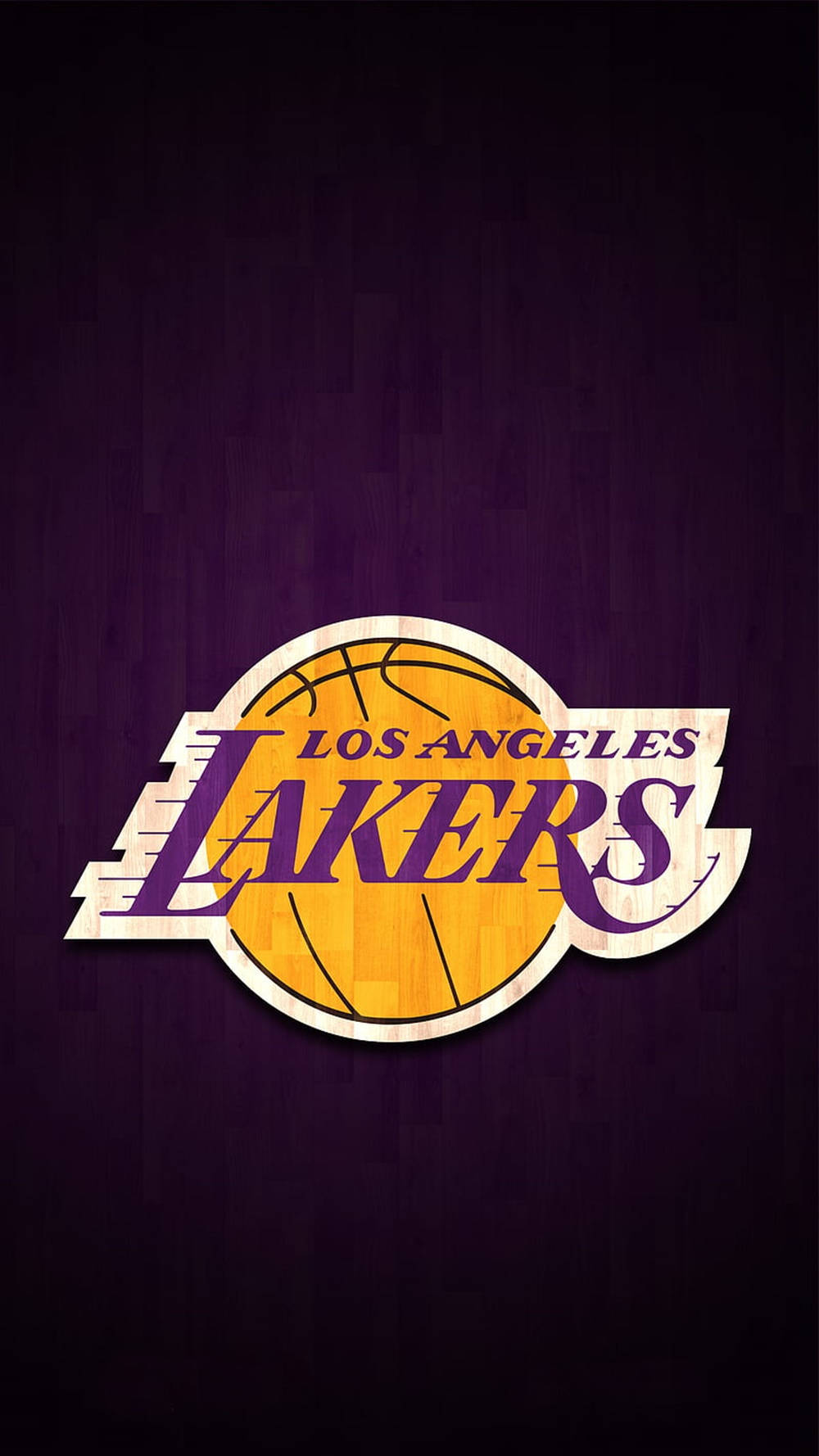 Lakers Logo Dark Purple Iphone