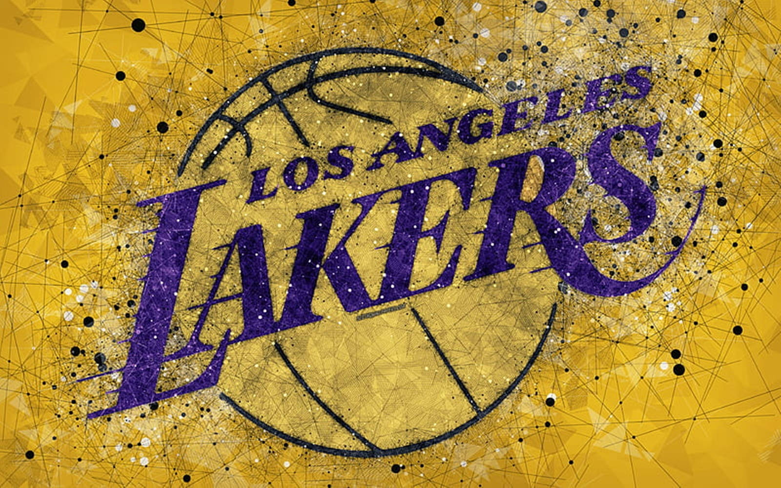 Lakers Logo Dirty Design Background