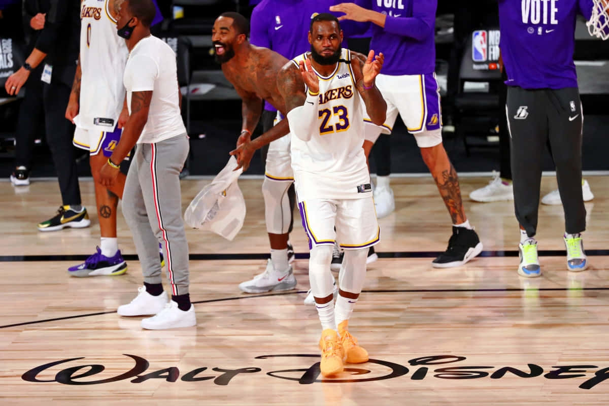 Lakers Player Celebration2020 Background