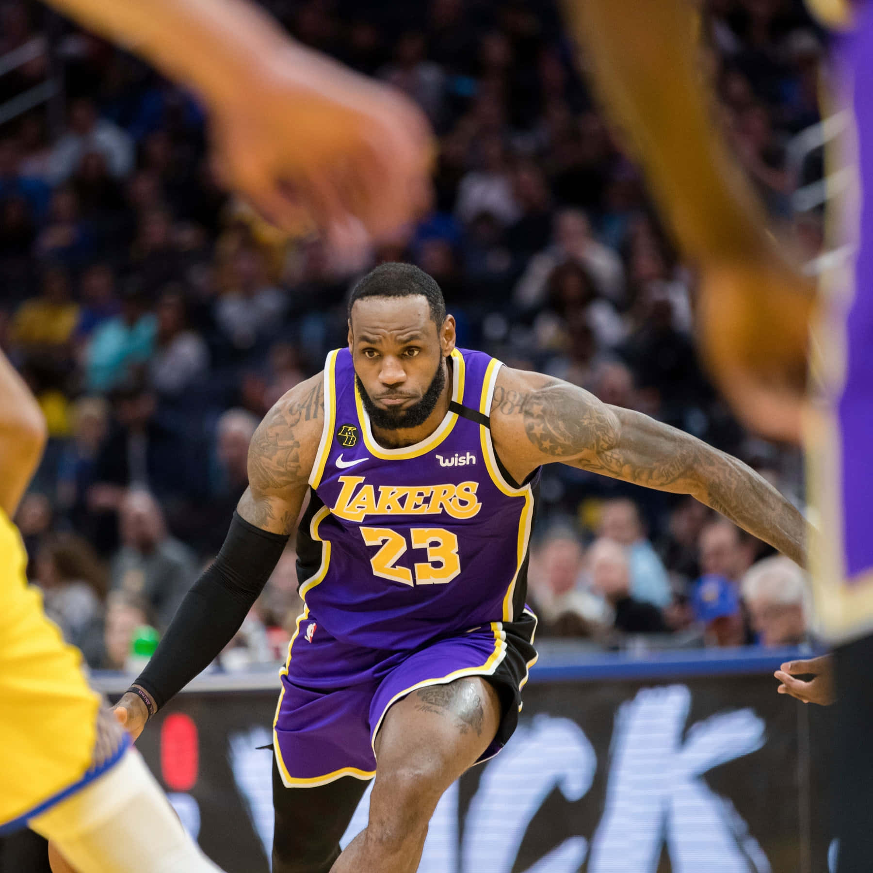 Lakers_ Player_ In_ Action_2020 Background