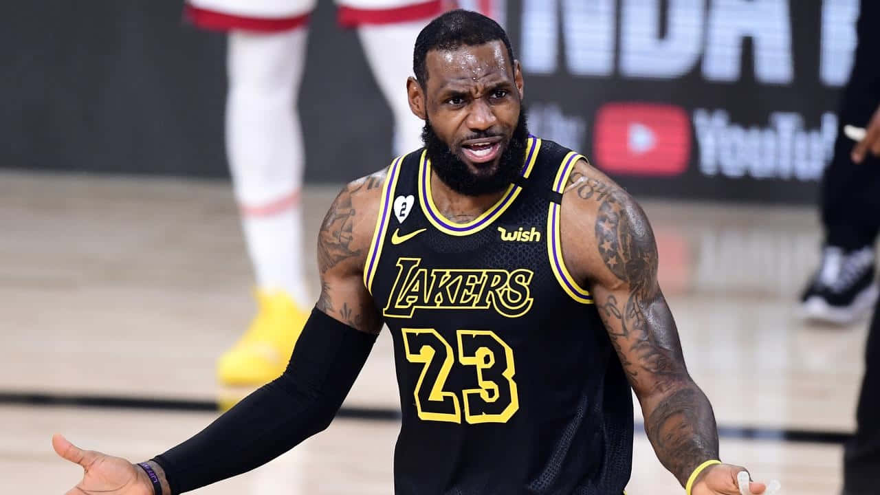 Lakers_ Player_ In_ Action_2020 Background