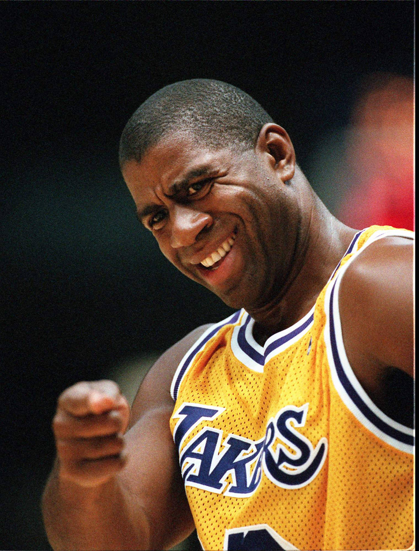 Lakers Player Magic Johnson Background