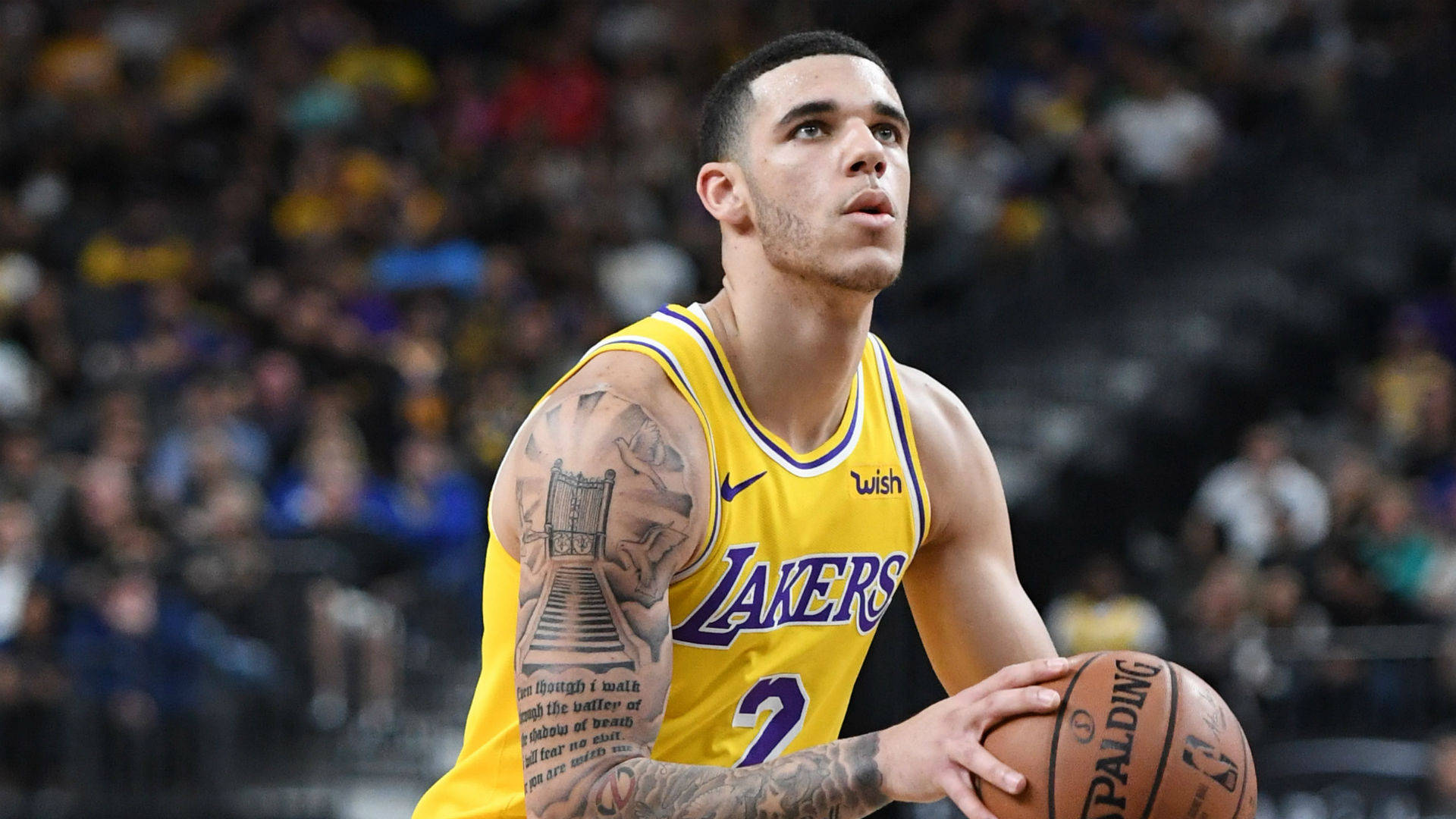 Lakers Team Player Lonzo Ball