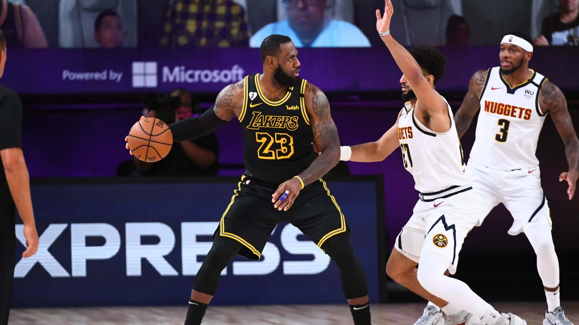 Lakers_vs_ Nuggets_2020_ Playoffs Background
