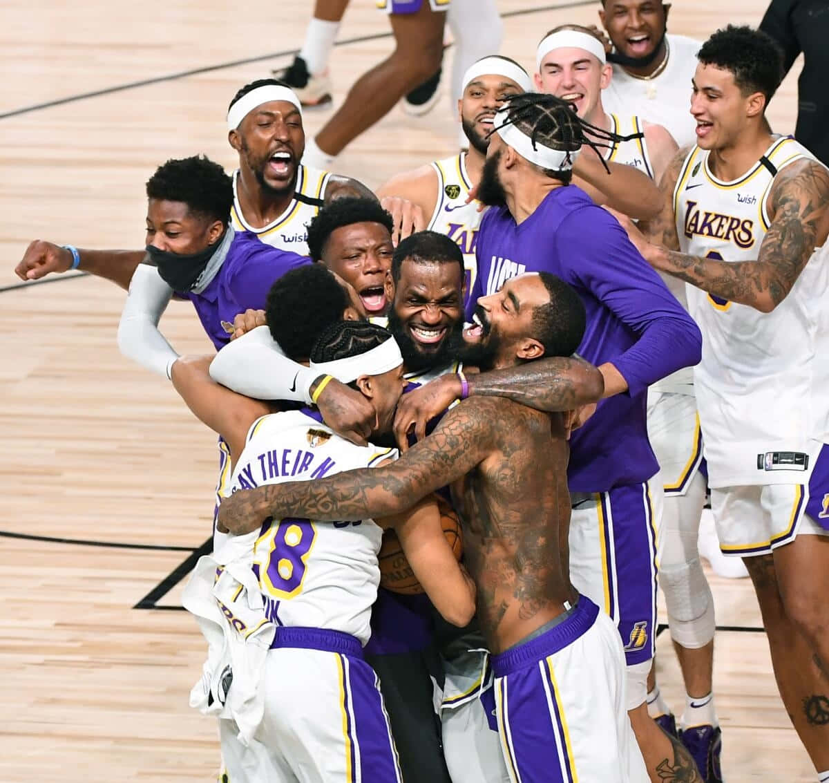 Lakers2020 Championship Celebration Background