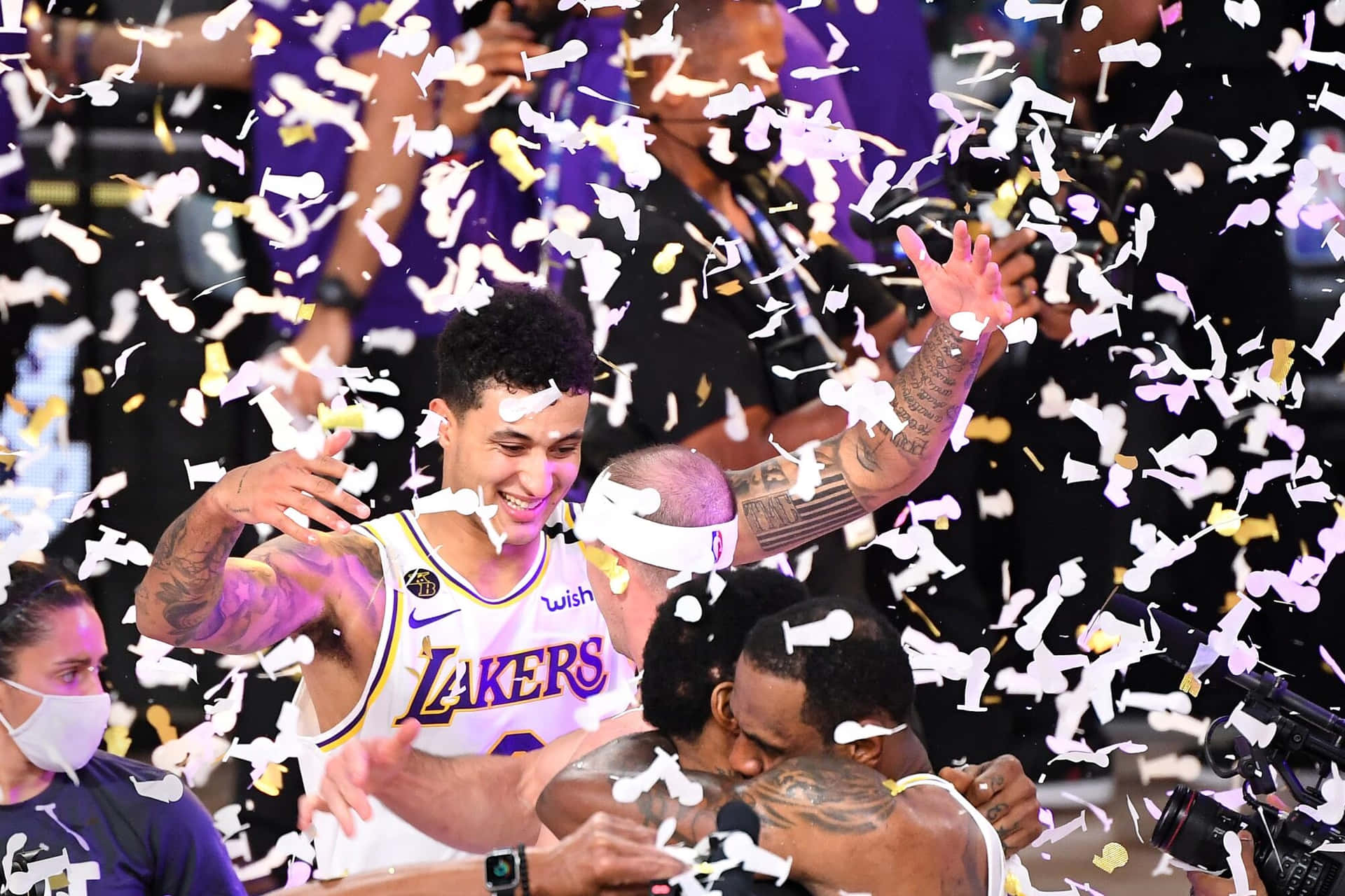 Lakers2020 Championship Celebration Background