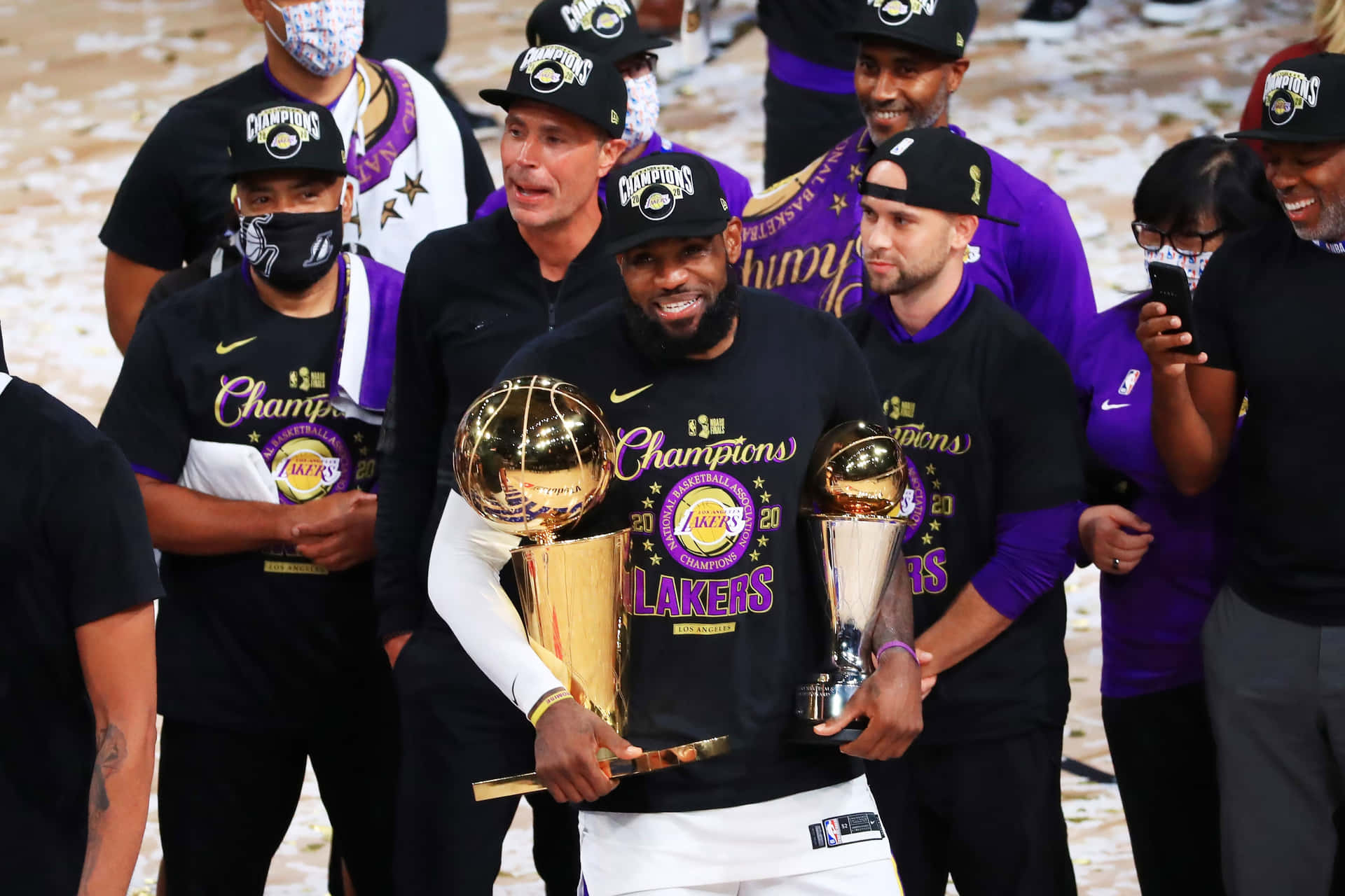 Lakers2020 Championship Celebration Background
