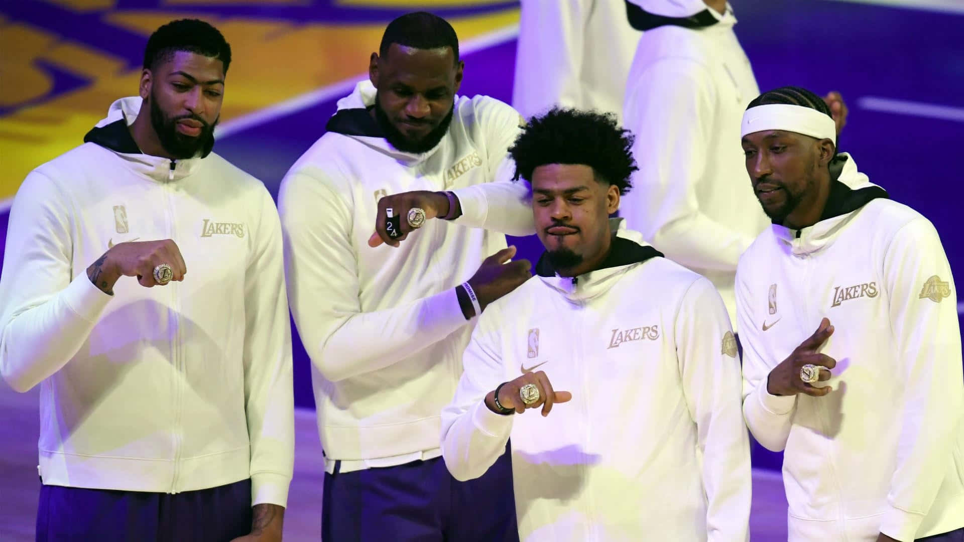 Lakers2020 Championship Ring Ceremony Background