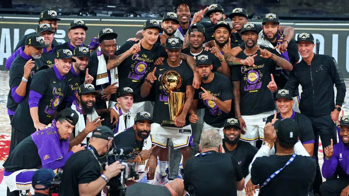 Lakers2020 N B A Champions Celebration Background