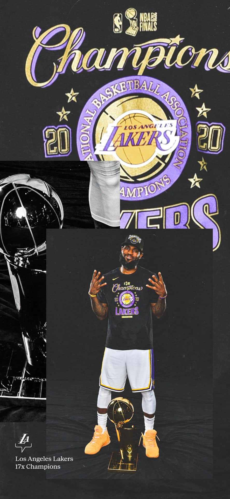 Lakers2020 N B A Champions Celebration Background