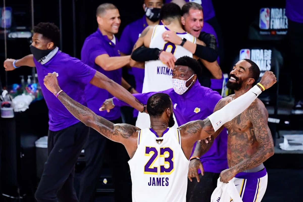Lakers2020 N B A Champions Celebration Background