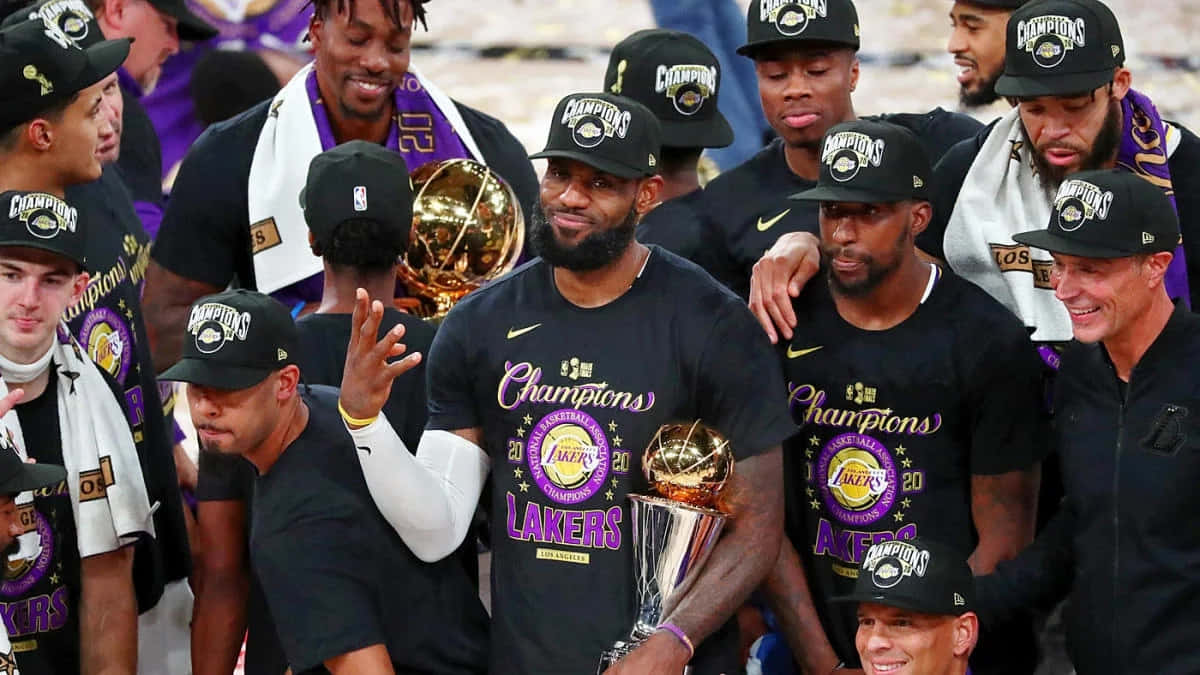 Lakers2020 N B A Champions Celebration Background