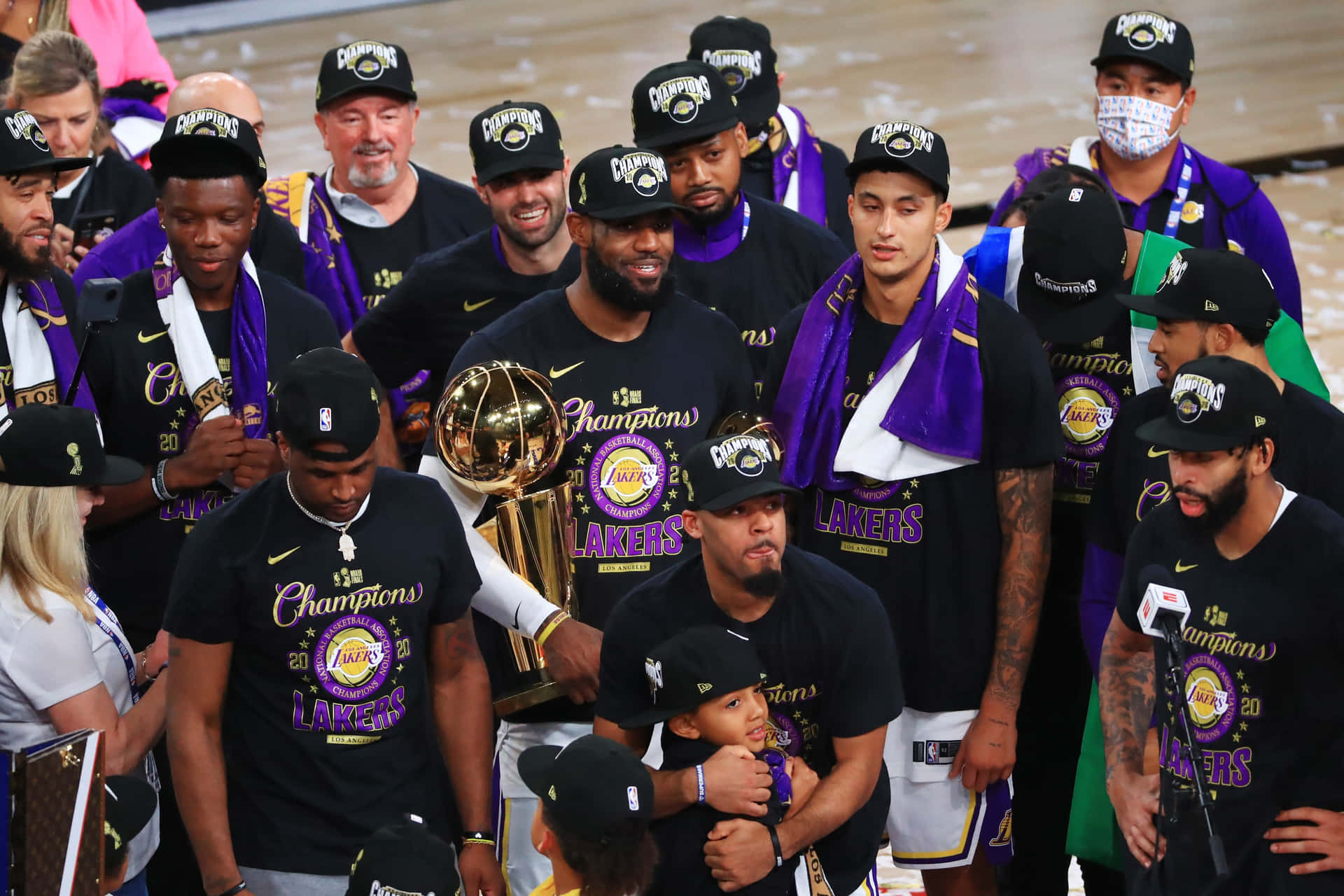 Lakers2020 N B A Champions Celebration Background