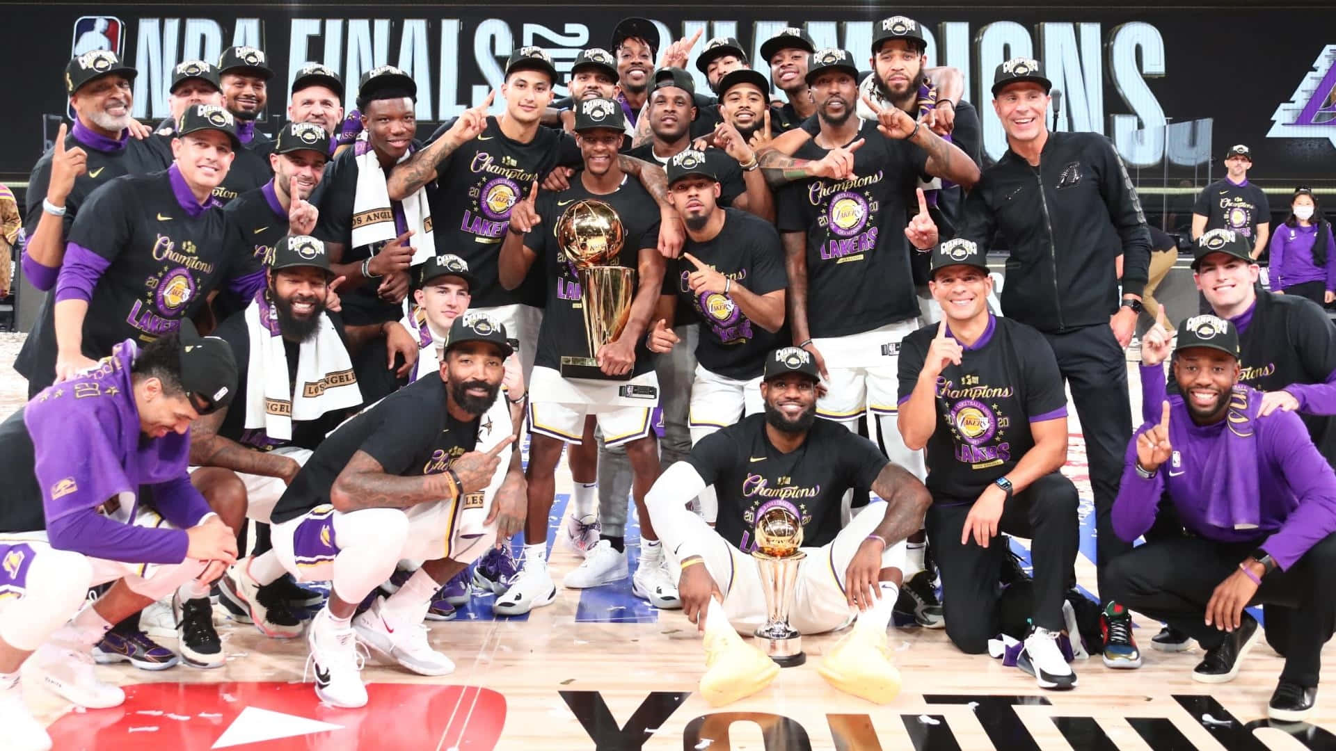 Lakers2020 N B A Champions Celebration Background