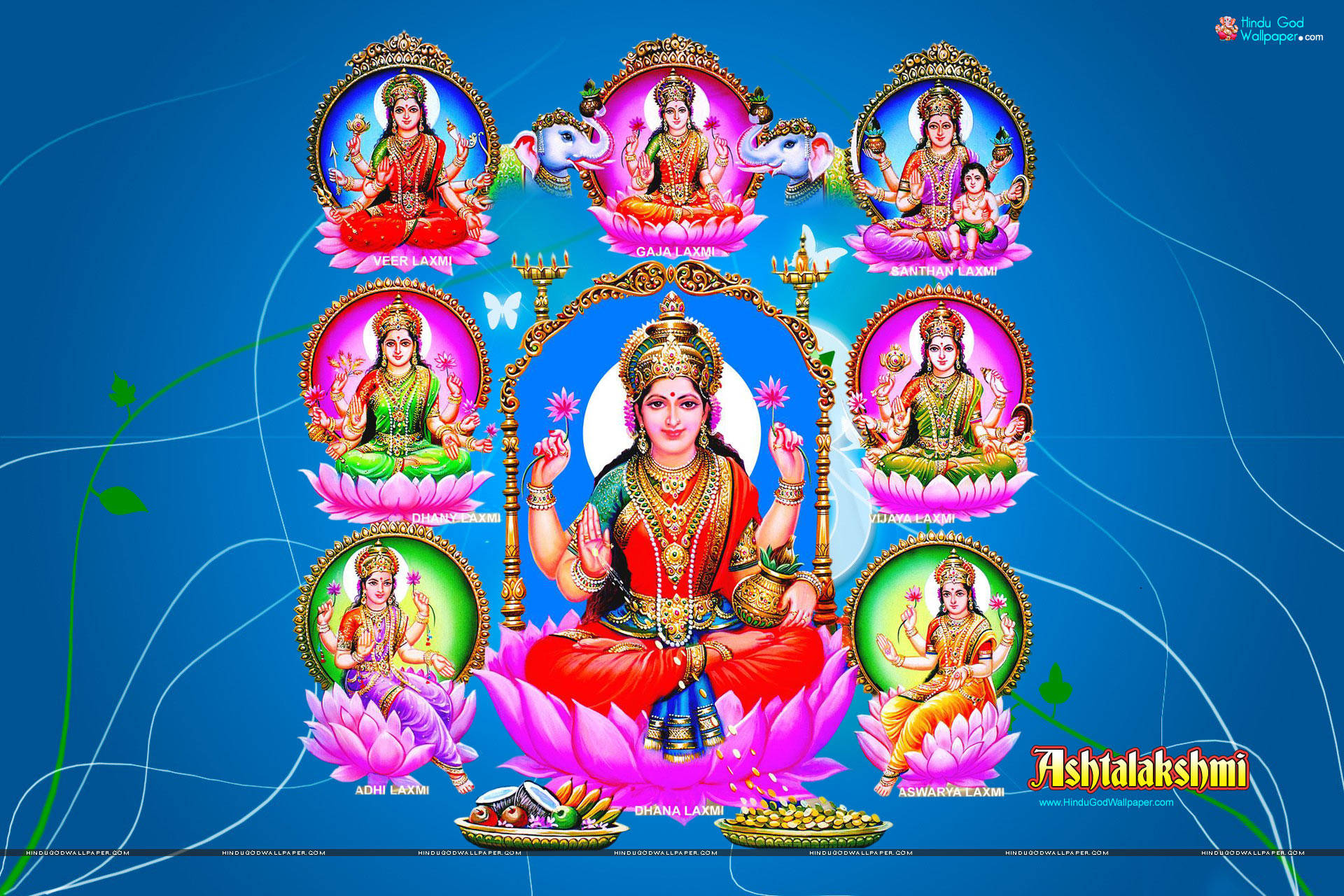 Lakshmi Goddess Poster Background
