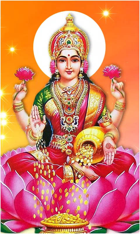 Lakshmi Hindu Goddess Background