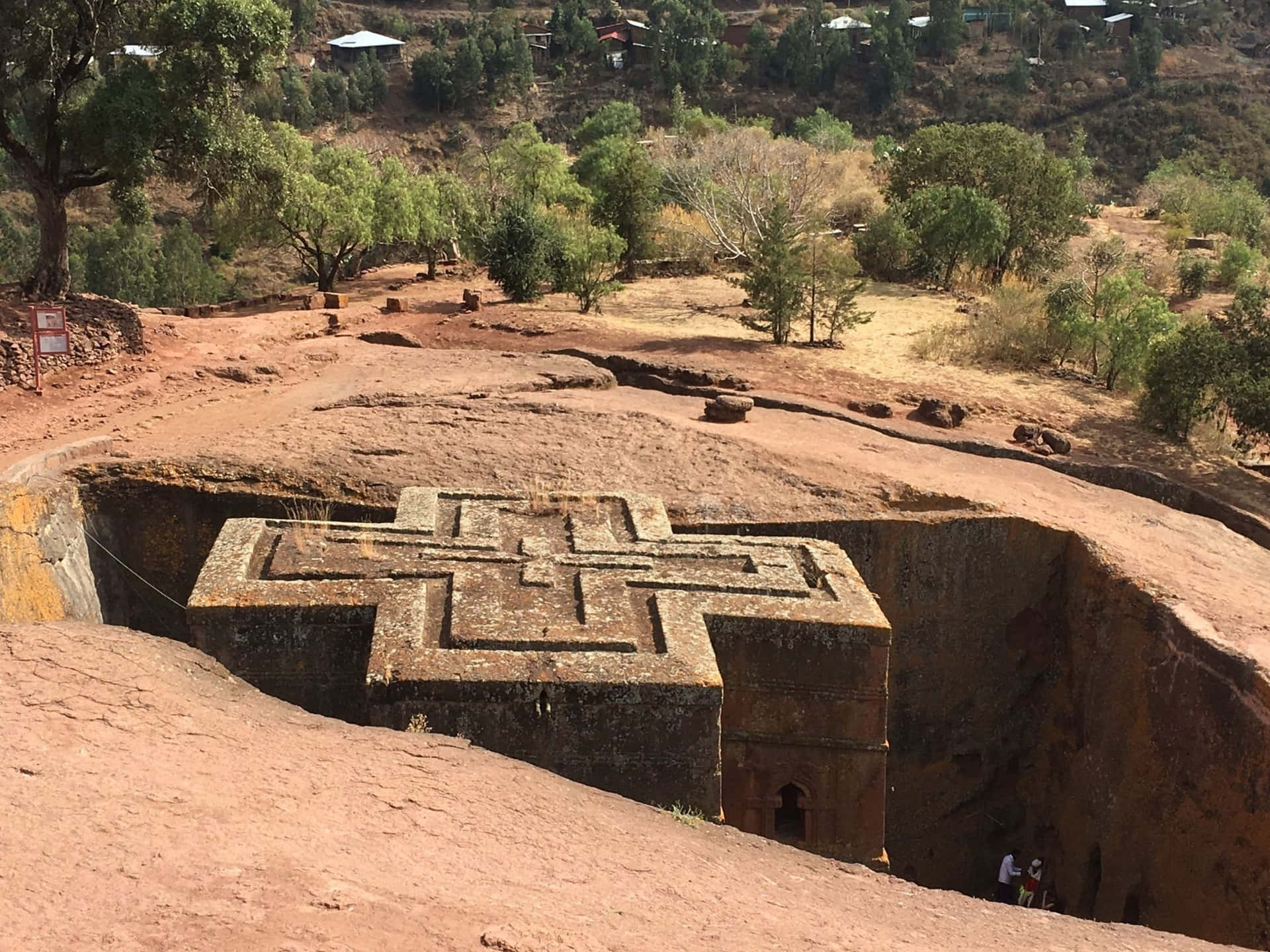 Lalibela's Church As A World Heritage Site Background