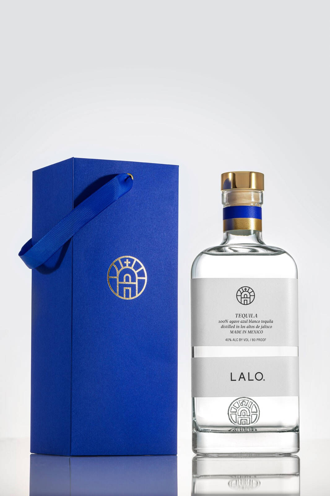 Lalo Tequila With Royal Blue Cardboard Box