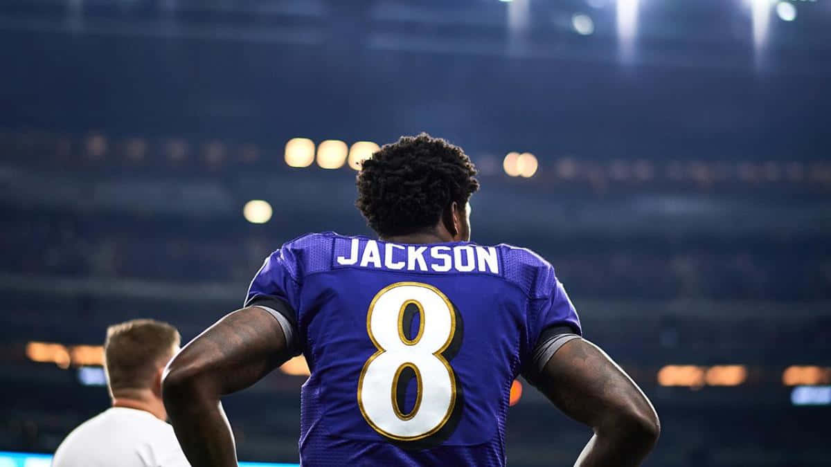Lamar Jackson In Stadium Baltimore
