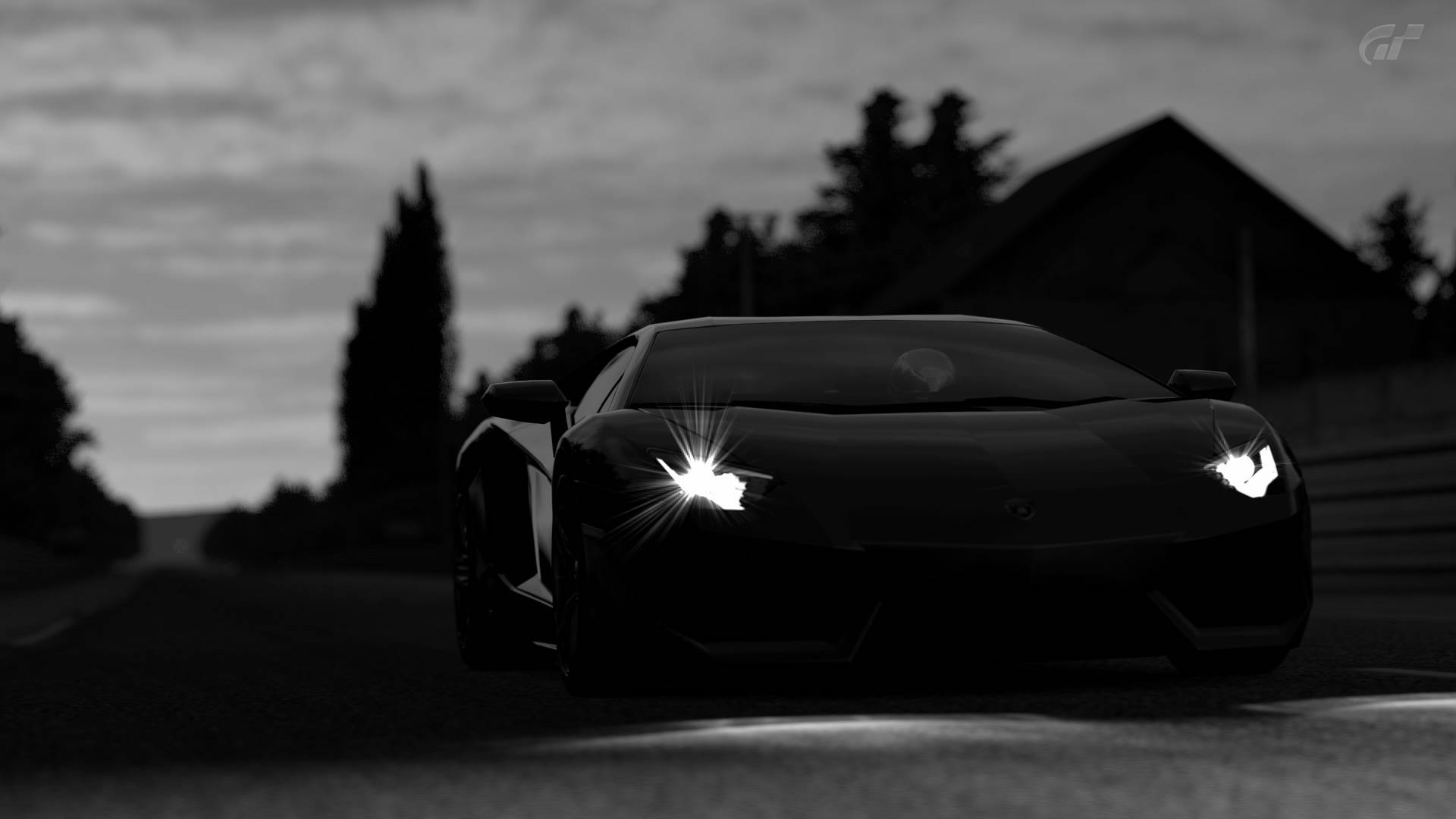 Lamborghini Aventador Black Sports Cars