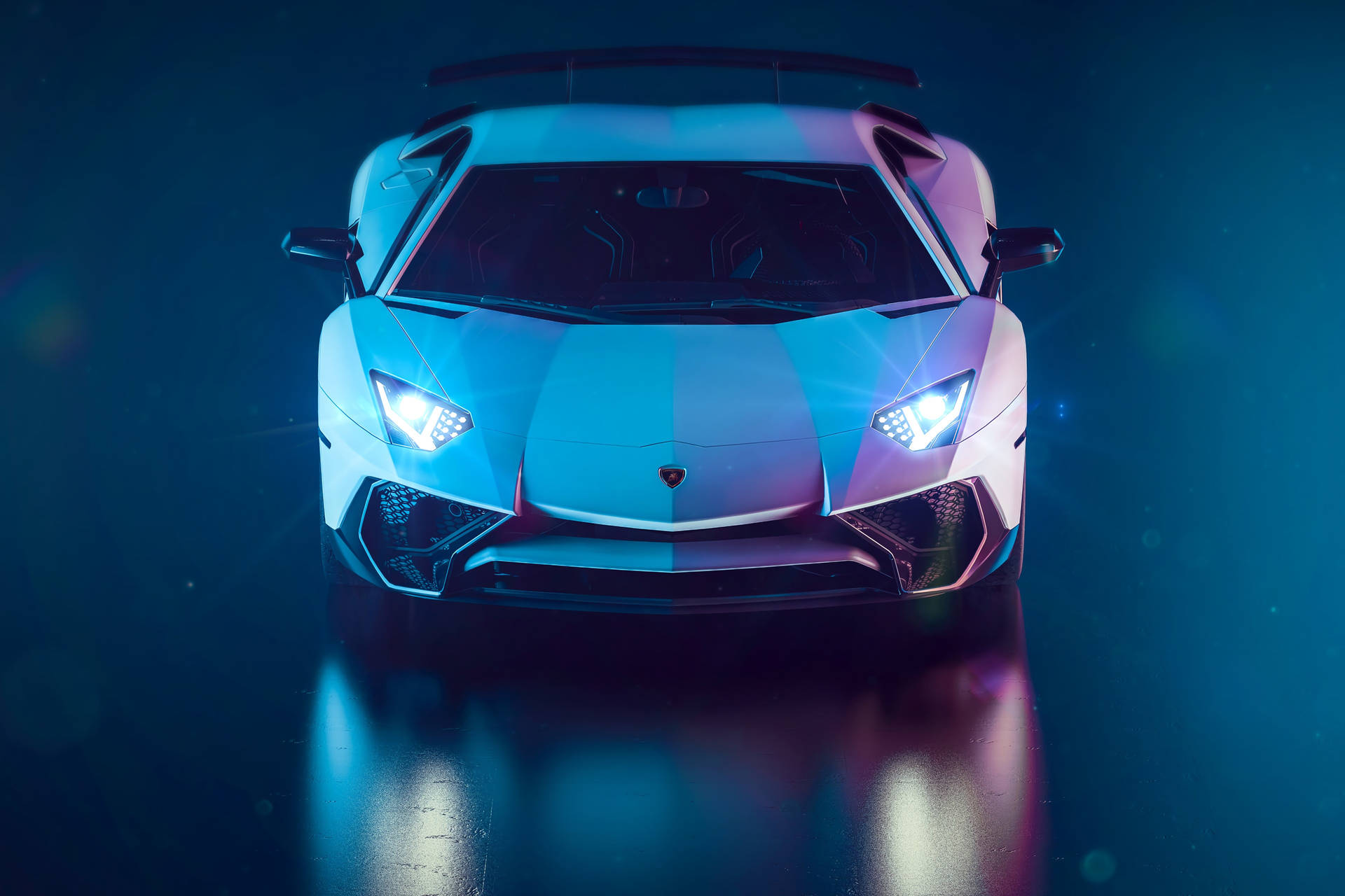 Lamborghini Aventador Coupe Car Background