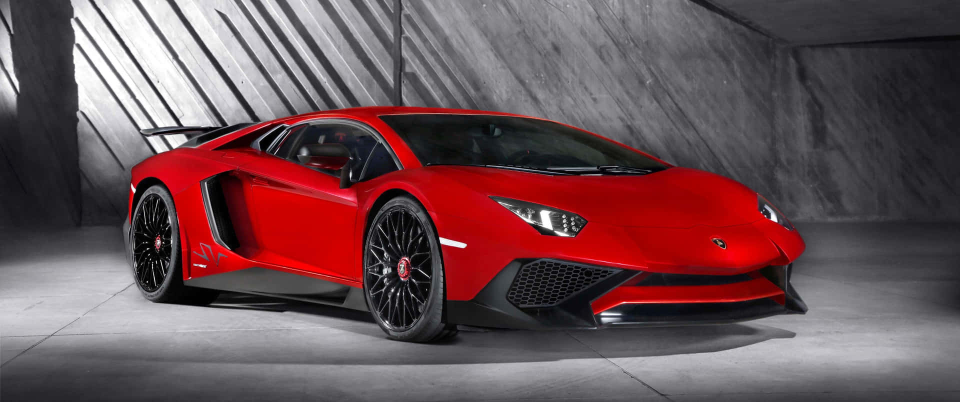 Lamborghini Aventador Red Ultra Wide Hd Background