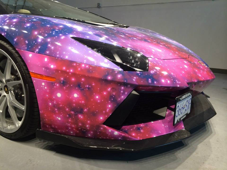 Lamborghini Galaxy Front Background
