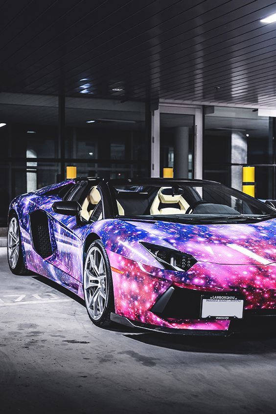 Lamborghini Galaxy Garage Background