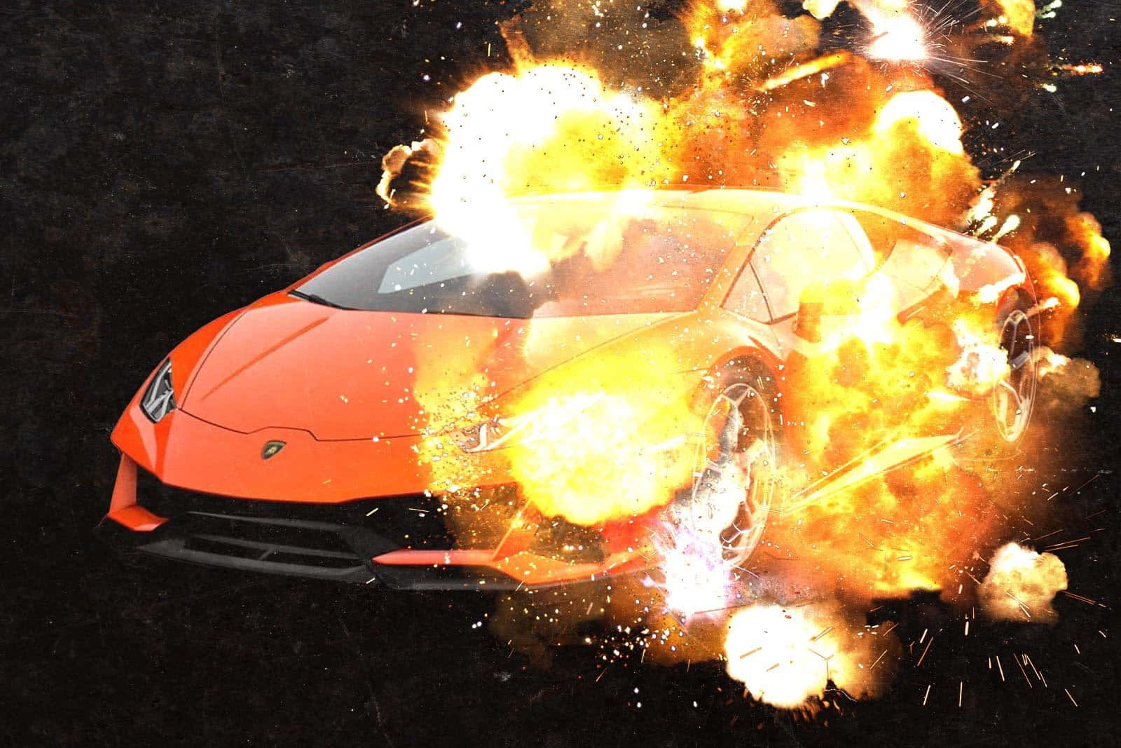 Lamborghini Huracan Inferno Background