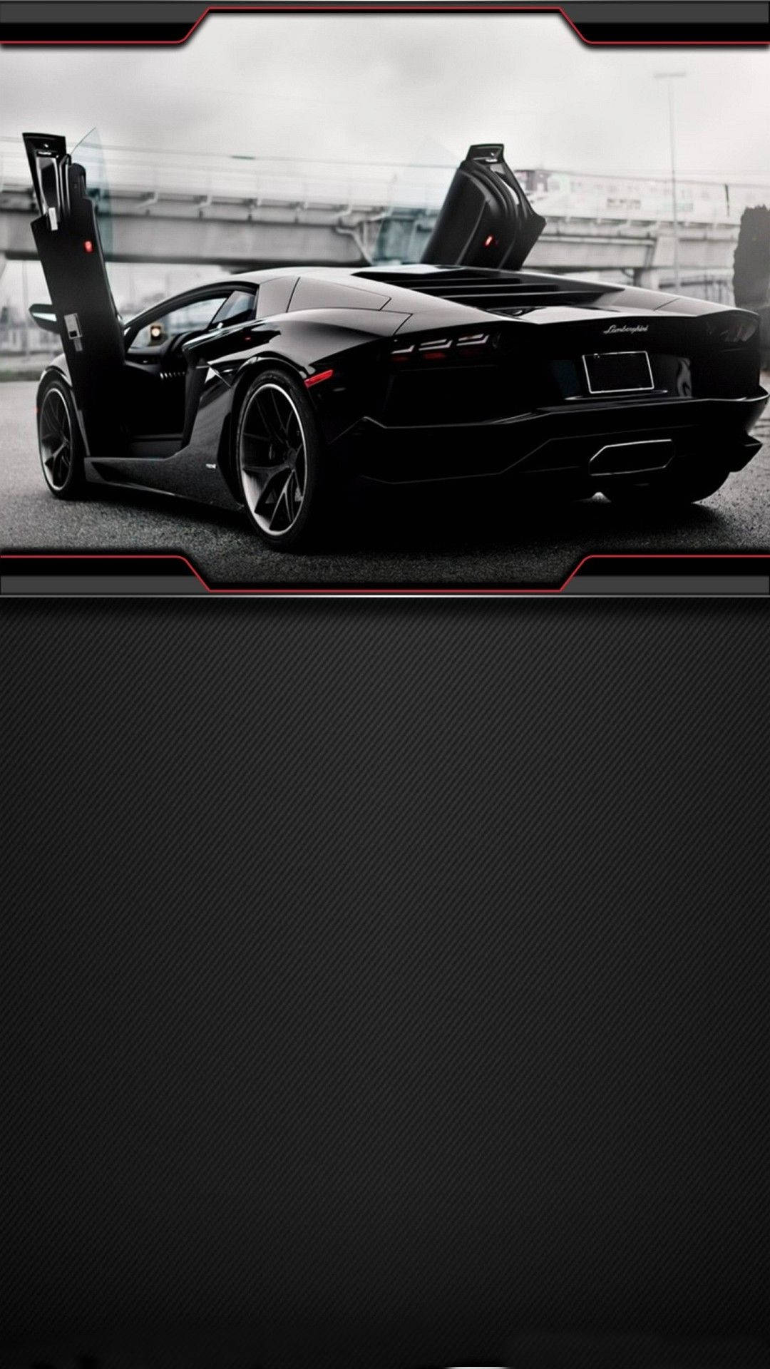 Lamborghini Iphone Black Aesthetic Open Doors Background