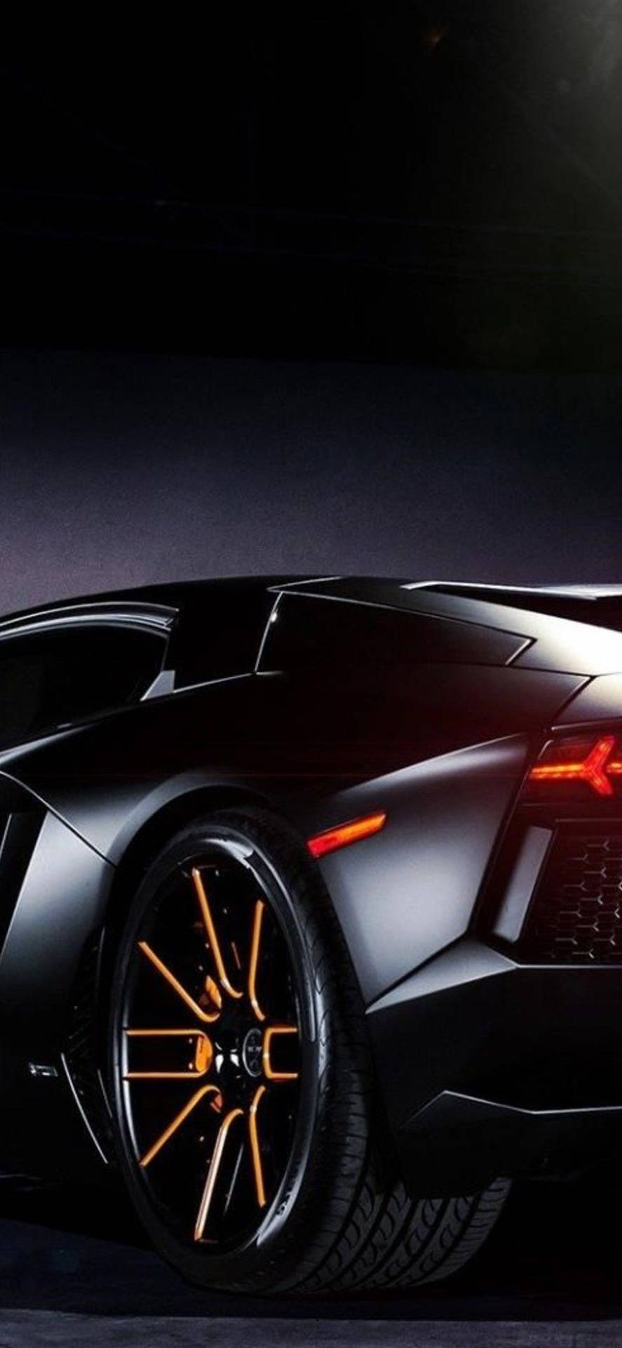 Lamborghini Iphone Black Aesthetic Rear Wheels Background