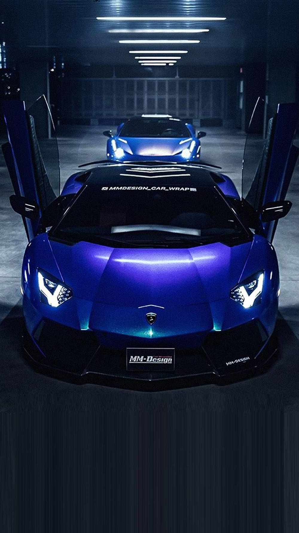 Lamborghini Iphone Blue Aesthetic Cars