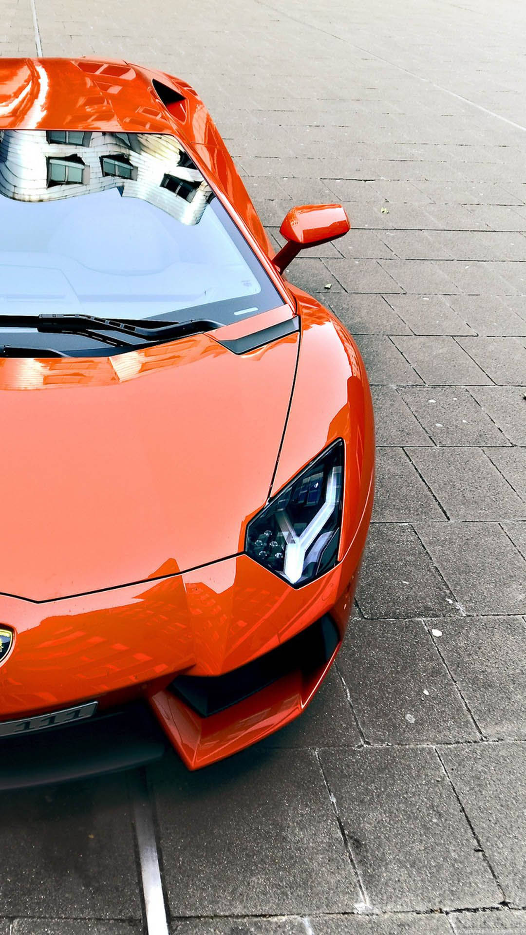 Lamborghini Iphone Orange Aesthetic Half