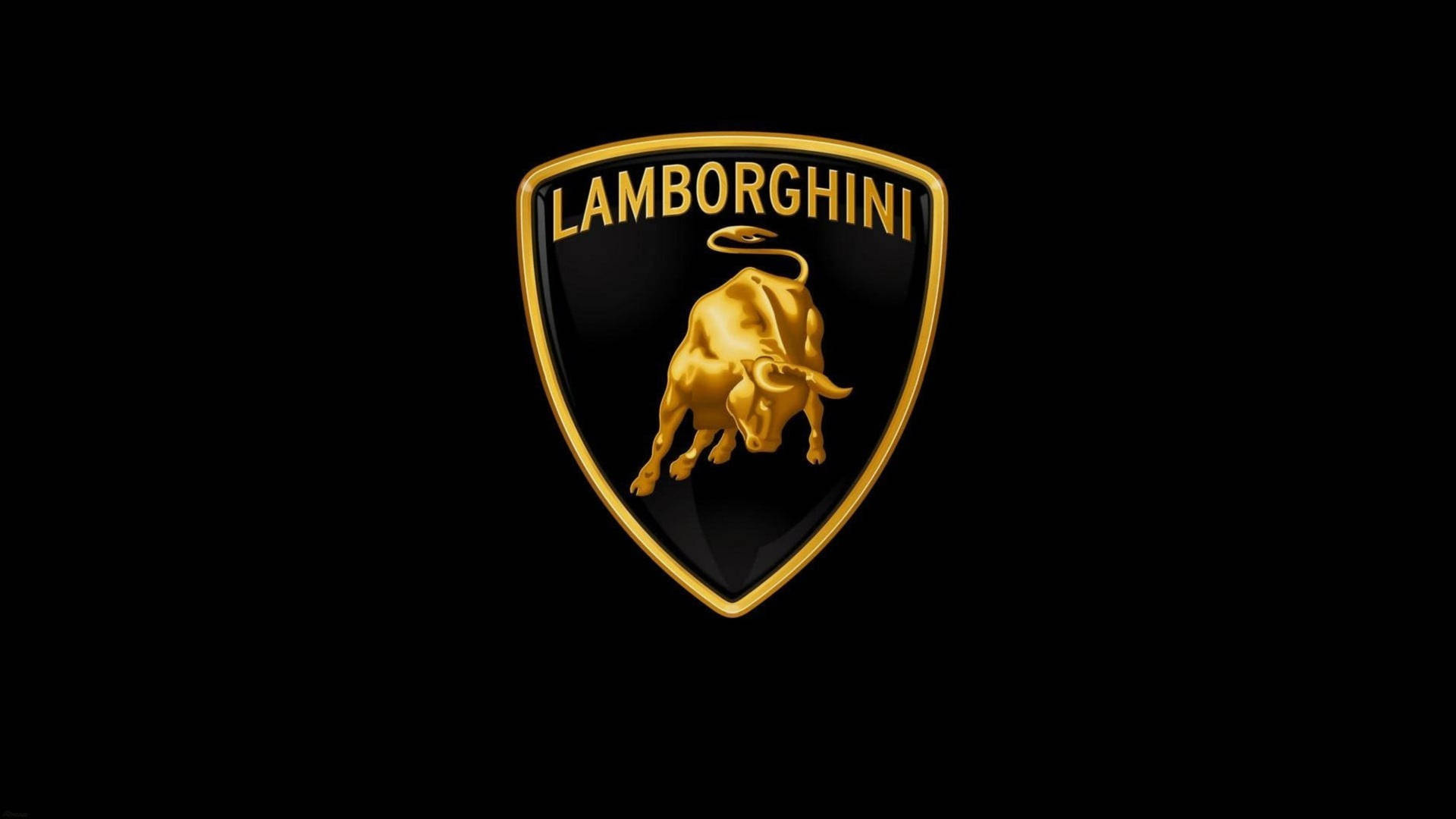 Lamborghini Logo Black And Gold