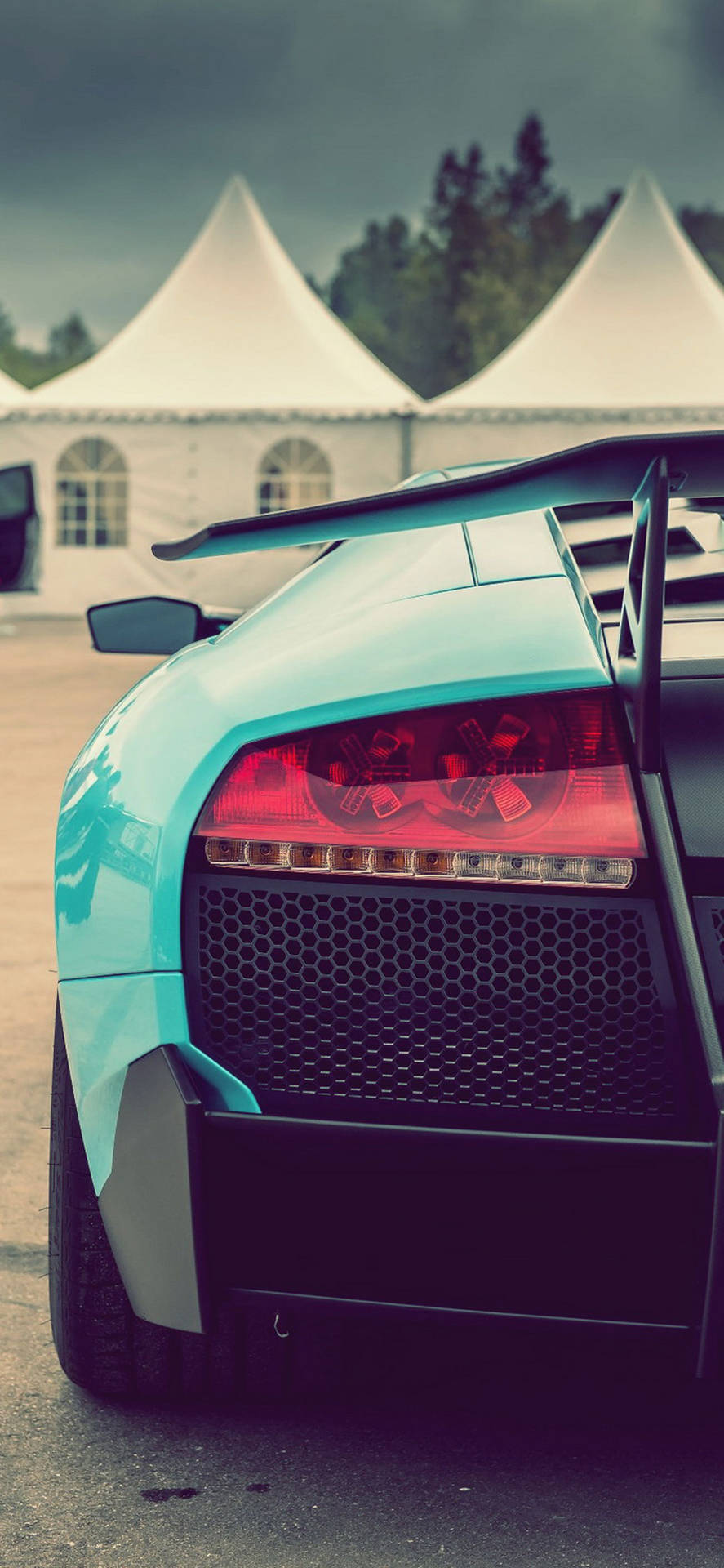 Lamborghini Murciélago Tail Lights Top Iphone Hd Background